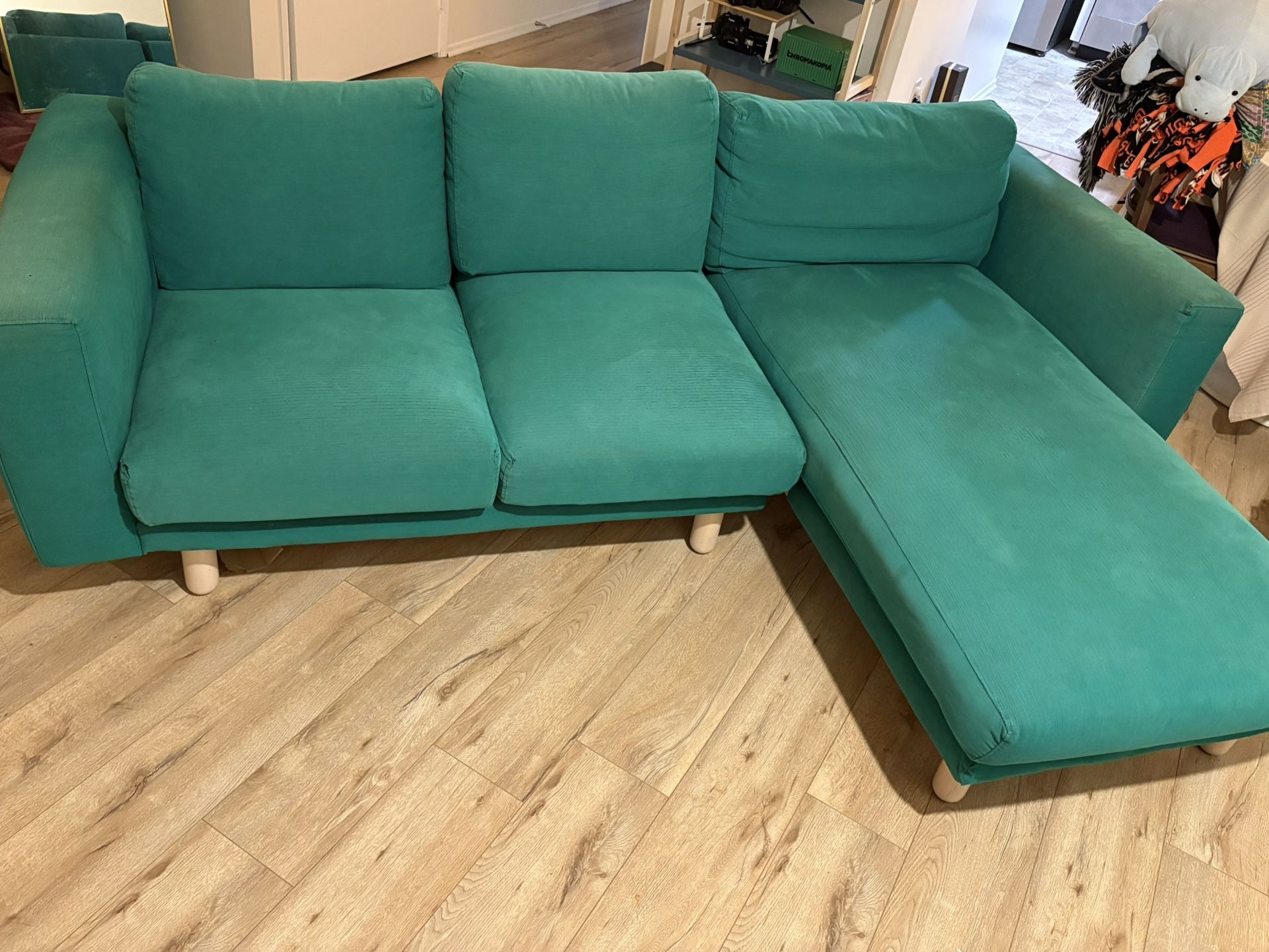 Green L Couch