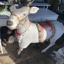 Must go Christmas blow mold reindeer