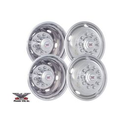 Stainless Steel Wheel Liners Simulators - 19.5" Inches 2008 - Current Dodge RAM 4500 / 5500 Trucks Part # ND1907 by Phoenix USA
