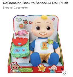 JJ Cocomelon Back To School Plush Doll 