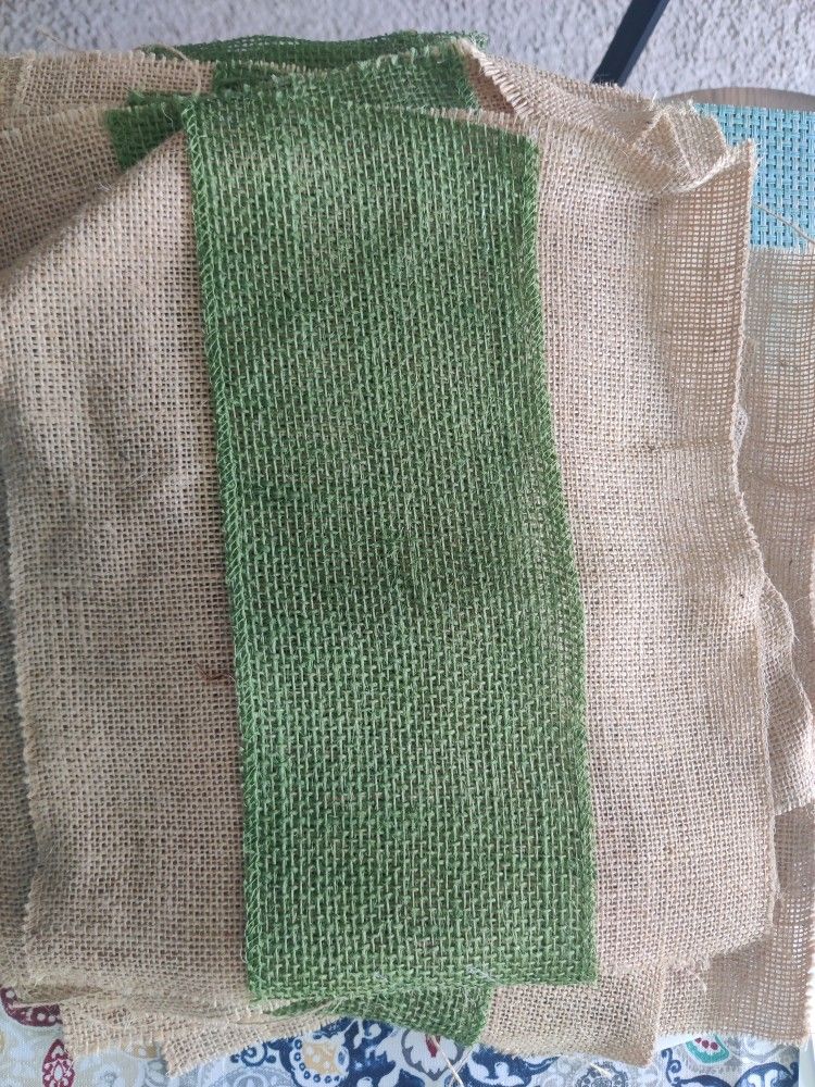 Burlap Squares