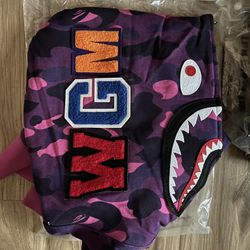 Purple Bape Hoodie