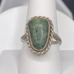 Navajo Malachite Sterling Ring 