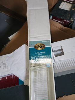 1 Inch Vinyl Blinds-White