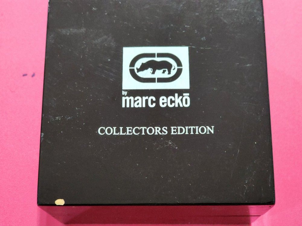 Marc Ecko Men's E22521G1 Black/Rose Gold Plated Chrono. Watch Collectors Edition