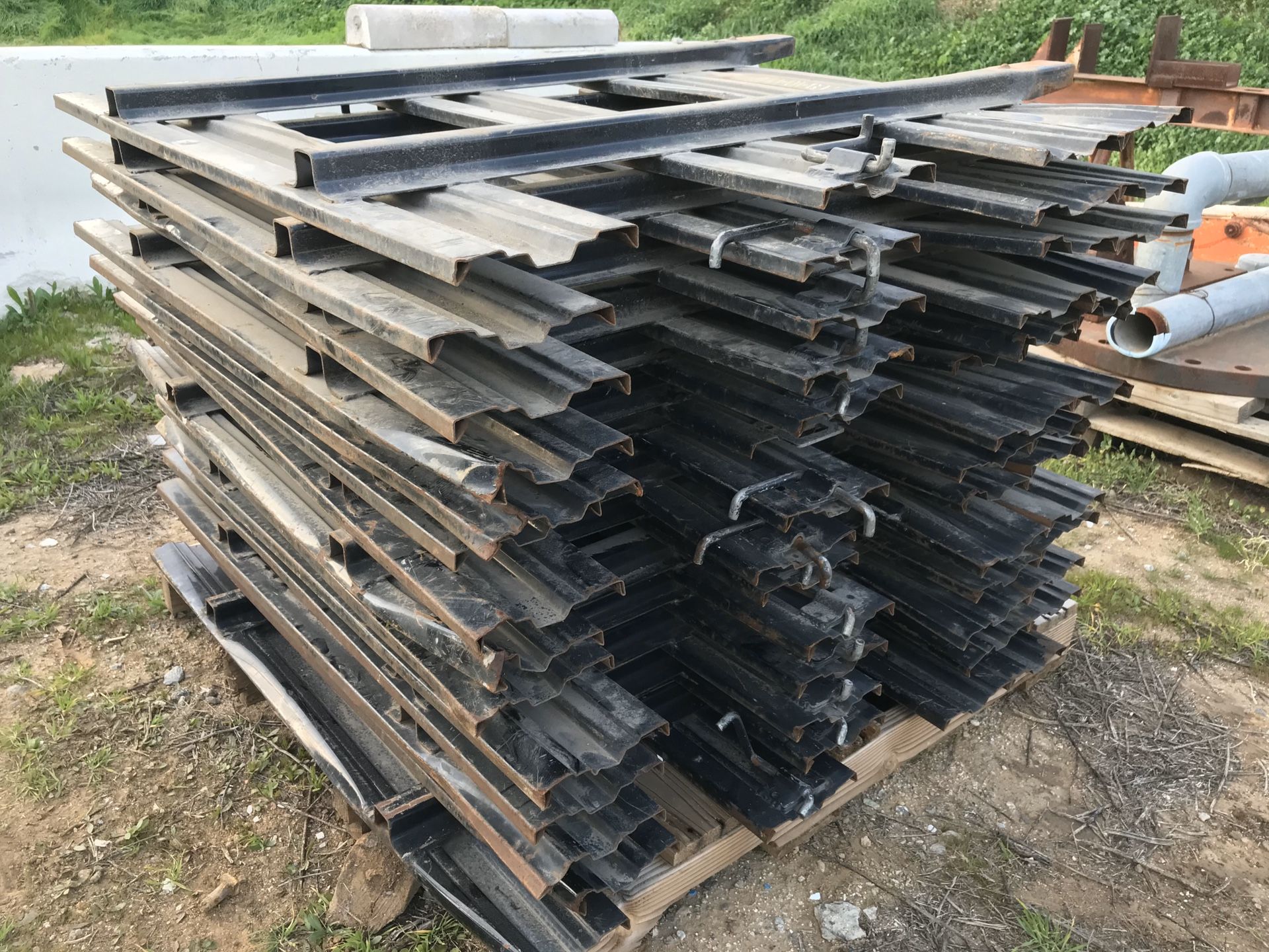 Work Truck Flatbed High Metal Steel Stake Body Side Rails Panels for