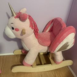 Baby Unicorn Rocking Horse