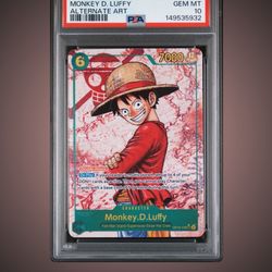 2025 Monkey D Luffy Alt Art Sec 118 OP13