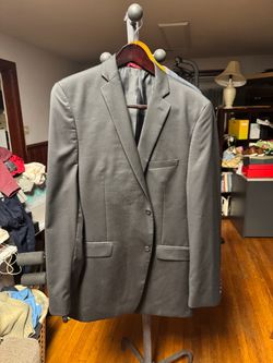 Alfani Slim Fit Men's Gray Two-Button Suit Jacket Size 44L