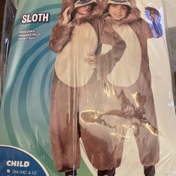 Child Small-med Sloth Costume