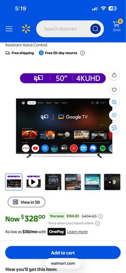 Google TV Sansui 50 inc