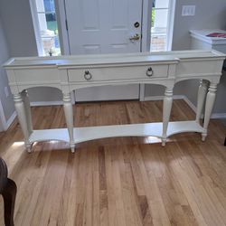 Beautiful White Console Table