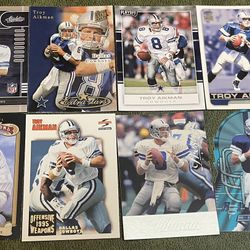 Lot Of 12 Troy Aikman Football Cards