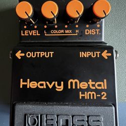 Boss HM-2 MIJ Heavy Metal (Black Label) 1985 Japan