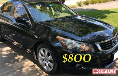 🟢💲8OO I'm selling urgent! 2OO9 Honda Accord Runs and drives great. Clean title in hand! Mechanically perfect! very strong V6🟢