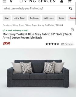 Like new Sofa from Living Spaces