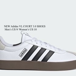 NEW Adidas VL COURT 3.0 SHOES Men’s US 9/ Women’s US 10