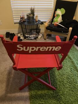 その他 Supreme Director's Chair Red Supreme launches a limited edition of Rietveld's Red & Blue Chair