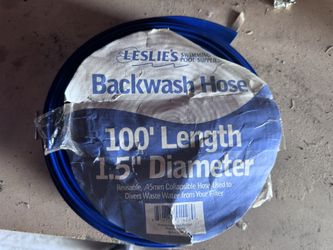 Backwash Hose For Pool (100’ Length, 1.5” Diameter)
