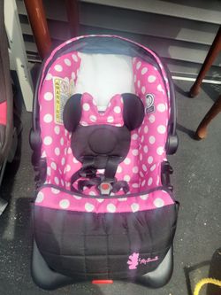 Mini mouse car seat for new borns
