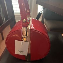 Small Red Round Purse