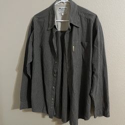 Columbia Long Sleeve Button Up Shirt - Sz L