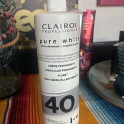 Brand New Clairol Professional Pure White Crème Developer 