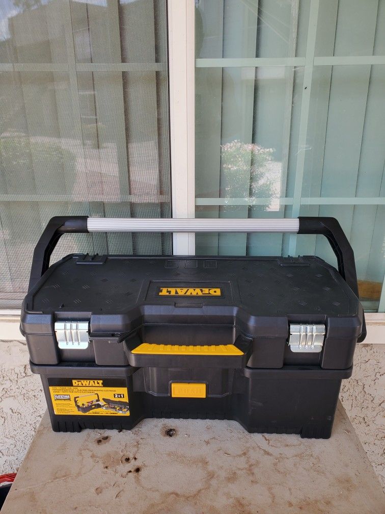 Dewalt 2 In 1 Tote Plus Power Tool Case Brand New. Hablo Español