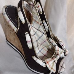 Authentic Coach Woman's Wedge Shoes Size 6