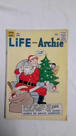 🔥LIFE WITH ARCHIE #6 1961 ARCHIE COMICS SILVER AGE CHRISTMAS COVER FN