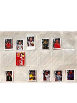 Panini FIFA 2026 World Cup Coca Cola Stickers UNPEELED 10/12 Set