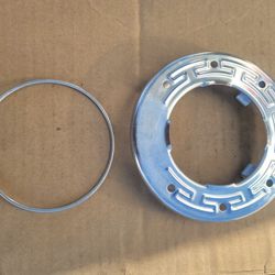 Pentair Intellibrite Face Ring Assembly Stainless Steel Uni-tension wire clamp assembly and Gasket, 4 in diameter, off white | 640045

