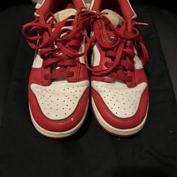 Red Nike Dunk Low 