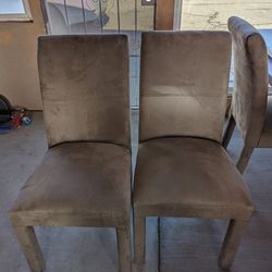 4 Beige Chairs
