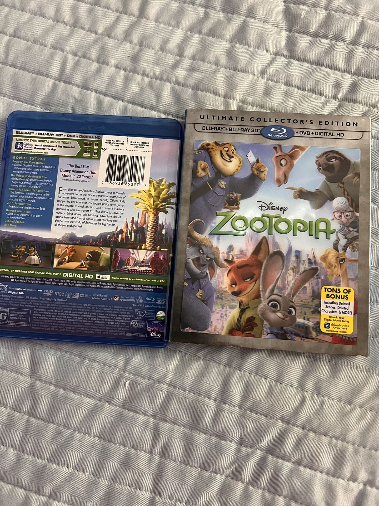 Zootopia 3D Blu-ray