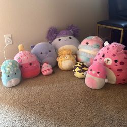 Squishmallows (10 Total)