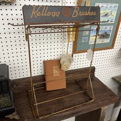 Vintage Kellogg Quality Brush Display