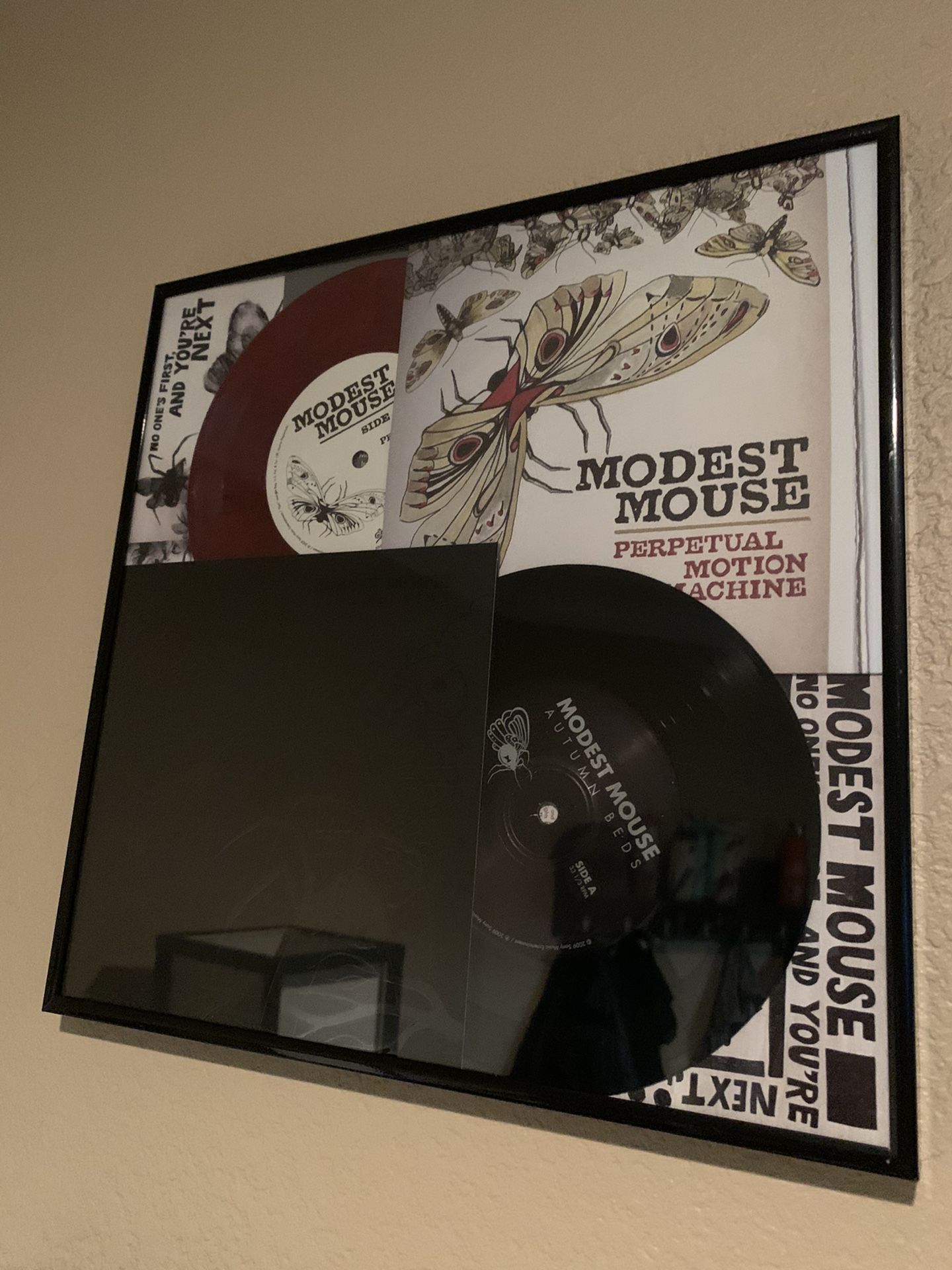 Modest Mouse framed multimedia collage