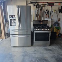 Samsung Refrigerator And Range
