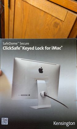 SafeDome Secure ClickSafe Keyed Lock for iMac