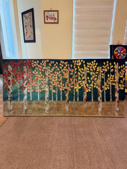 Birch Tree Forest Canvas Wall Art