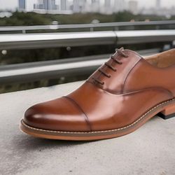 Men's Dress Shoes Size 13 Cap Toe Black