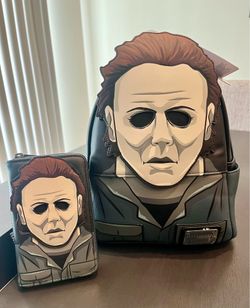 Michael Myers loungefly bag and matching wallet