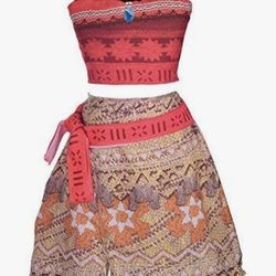 Toddler Moana Costume Size small