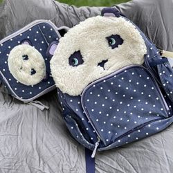 Pottery Barn Kids Small Backpack With Matching Lunchbox