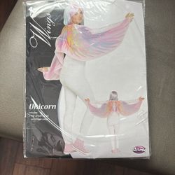Halloween Costume. Unicorn Wings With Finger Loops . Added Unicorn Headband