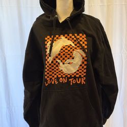 Independent Trading Co Harry Styles Love On Tour Hoodie Rabbits Bunnies Sz L