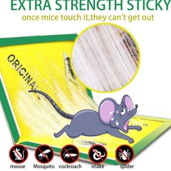Bond Trap Sticky Mouse Traps Mouse Glue Board Pest Control 5 Packs Rat Glue