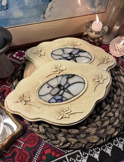 Vintage 70’s Butterfly Wall Decor Plaque