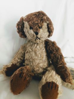 Teddy Bear - GANZ COTTAGE COLLECTIBLE, JIGSAW BEAR, FULLY JOINTED